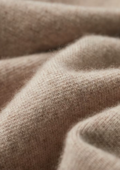 Extra-Fine Wool Zip Polo Cardigan