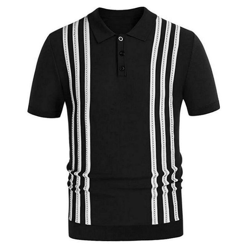 Striped Casual Polo
