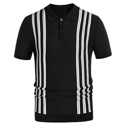 Striped Casual Polo