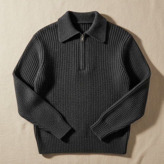 Quarter Zip Sweater