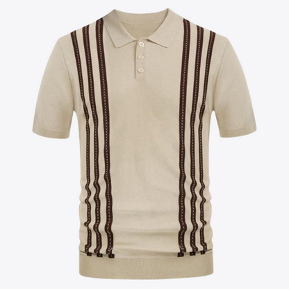 Striped Casual Polo