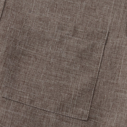 Solid Color Cotton Button Up